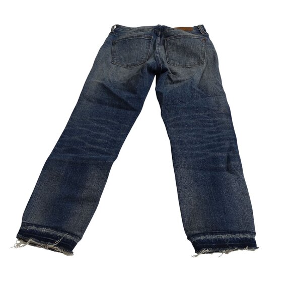 Madewell 9" High Rise Skinny Jeans Women Size 26 Rip New York Wash Denim K1868 - Picture 4 of 15